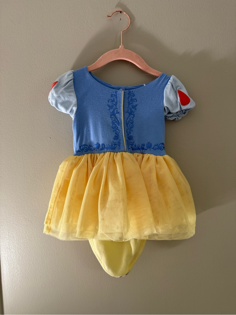 Little Sleepies Blue and Yellow Princess Tulle Dress